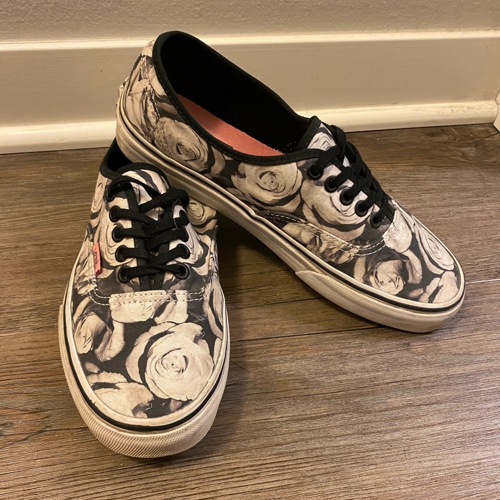 Rose Patterned Vans - image 2